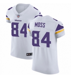Men's Nike Minnesota Vikings #84 Randy Moss White Vapor Untouchable Elite Player NFL Jersey