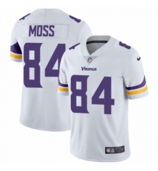 Men's Nike Minnesota Vikings #84 Randy Moss White Vapor Untouchable Limited Player NFL Jersey