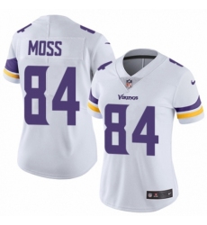 Women's Nike Minnesota Vikings #84 Randy Moss White Vapor Untouchable Limited Player NFL Jersey