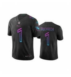 Miami Dolphins #1 Tua Tagovailoa Black City Edition Vapor Limited Jersey