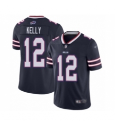 Women's Buffalo Bills #12 Jim Kelly Limited Navy Blue Inverted Legend Football Jersey