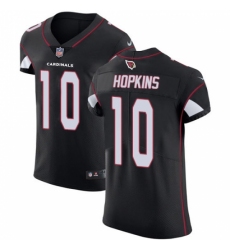 Men's Nike Arizona Cardinals #10 DeAndre Hopkins Black Alternate Stitched NFL New Elite Jersey