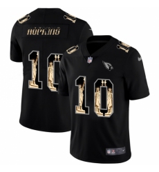 Men's Nike Arizona Cardinals #10 DeAndre Hopkins Carbon Black Vapor Statue Of Liberty Limited NFL Jersey