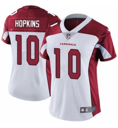 Women's Nike Arizona Cardinals #10 DeAndre Hopkins White Stitched NFL Vapor Untouchable Limited Jersey