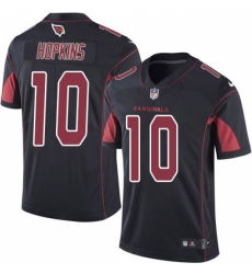 Youth Nike Arizona Cardinals #10 DeAndre Hopkins Black Stitched NFL Limited Rush Jersey