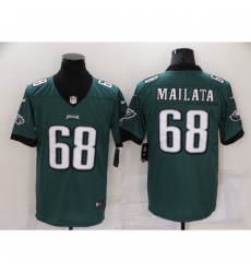 Men's Philadelphia Eagles #68 Jordan Mailata Nike Midnight Green Limited Jersey