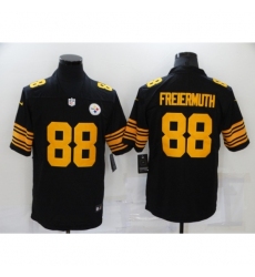 Men's Pittsburgh Steelers #88 Pat Freiermuth Black Limited Jersey
