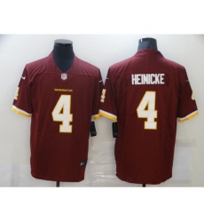 Men's Washington Football Team #4 Taylor Heinicke Nike Burgundy Limited Jersey