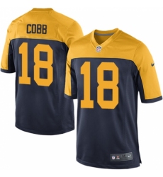 Men's Nike Green Bay Packers #18 Randall Cobb Game Navy Blue Alternate NFL Jersey