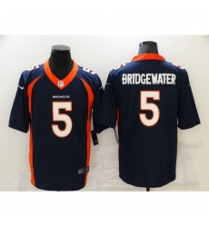 Men's Denver Broncos #5 Teddy Bridgewater Nike Blue Limited Jersey