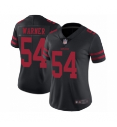 Women's San Francisco 49ers #54 Fred Warner Black Vapor Untouchable Limited Player Football Jersey