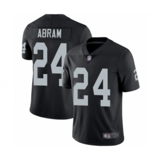 Youth Oakland Raiders #24 Johnathan Abram Black Team Color Vapor Untouchable Elite Player Football Jersey Youth Oakland Raiders #24 Johnathan Abram Black Team Color Vapor Untouchable Elite Player Football Jersey