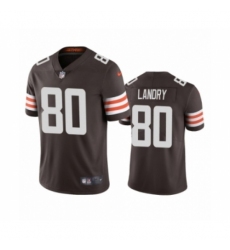Cleveland Browns #80 Jarvis Landry Brown 2020 Vapor Limited Jersey