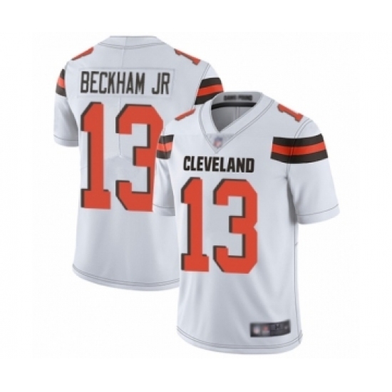 Youth Odell Beckham Jr. Limited White Nike Jersey NFL Cleveland Browns #13 Road Vapor Untouchable Youth Odell Beckham Jr. Limited White Nike Jersey NFL Cleveland Browns #13 Road Vapor Untouchable