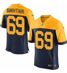 Men's Nike Green Bay Packers #69 David Bakhtiari Elite Navy Blue Alternate NFL Jersey Men's Nike Green Bay Packers #69 David Bakhtiari Elite Navy Blue Alternate NFL Jersey
