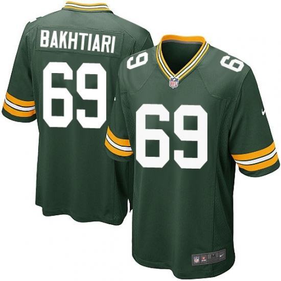 Men's Nike Green Bay Packers #69 David Bakhtiari Game Green Team Color NFL Jersey Men's Nike Green Bay Packers #69 David Bakhtiari Game Green Team Color NFL Jersey