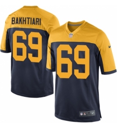 Men's Nike Green Bay Packers #69 David Bakhtiari Game Navy Blue Alternate NFL Jersey Men's Nike Green Bay Packers #69 David Bakhtiari Game Navy Blue Alternate NFL Jersey
