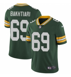 Men's Nike Green Bay Packers #69 David Bakhtiari Green Team Color Vapor Untouchable Limited Player NFL Jersey