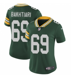 Women's Nike Green Bay Packers #69 David Bakhtiari Green Team Color Vapor Untouchable Limited Player NFL Jersey Women's Nike Green Bay Packers #69 David Bakhtiari Green Team Color Vapor Untouchable Limited Player NFL Jersey