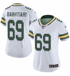 Women's Nike Green Bay Packers #69 David Bakhtiari White Vapor Untouchable Limited Player NFL Jersey Women's Nike Green Bay Packers #69 David Bakhtiari White Vapor Untouchable Limited Player NFL Jersey
