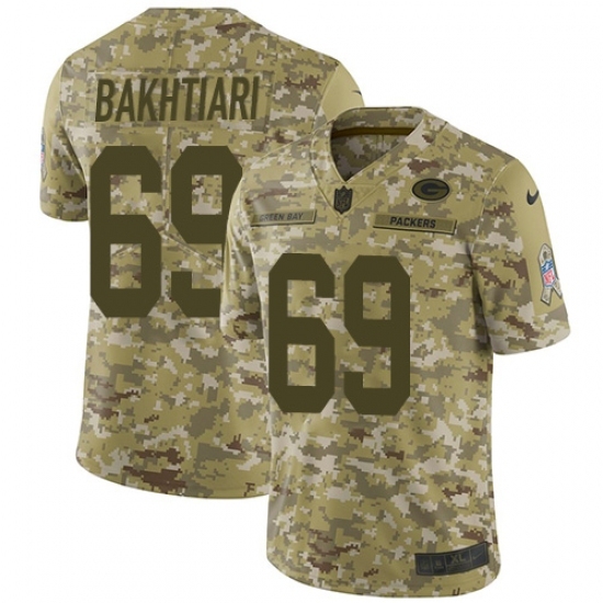 Youth Nike Green Bay Packers #69 David Bakhtiari Limited Camo 2018 Salute to Service NFL Jersey Youth Nike Green Bay Packers #69 David Bakhtiari Limited Camo 2018 Salute to Service NFL Jersey