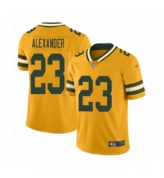 Men's Green Bay Packers #23 Jaire Alexander Limited Gold Inverted Legend Football Jersey