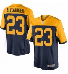 Men's Nike Green Bay Packers #23 Jaire Alexander Limited Navy Blue Alternate NFL Jersey