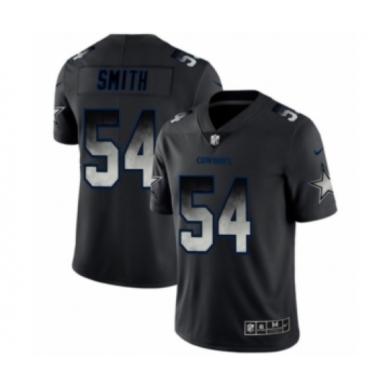 Men's Dallas Cowboys #54 Jaylon Smith Black Smoke Fashion Limited Jersey Men's Dallas Cowboys #54 Jaylon Smith Black Smoke Fashion Limited Jersey