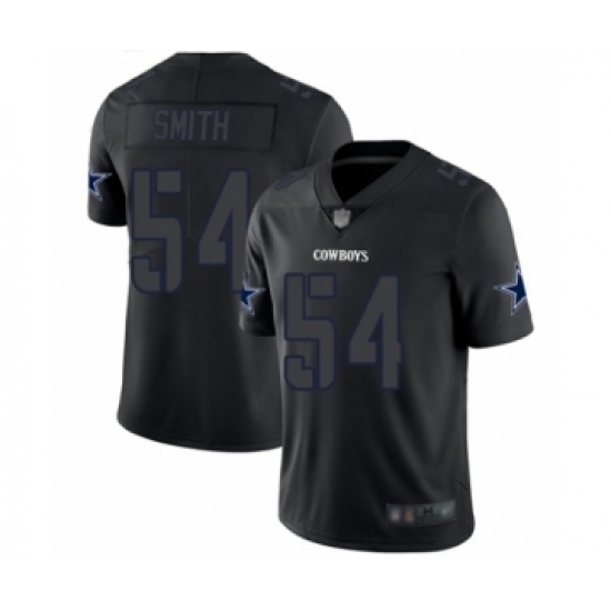 Men's Dallas Cowboys #54 Jaylon Smith Limited Black Rush Impact Football Jersey Men's Dallas Cowboys #54 Jaylon Smith Limited Black Rush Impact Football Jersey