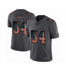 Men's Dallas Cowboys #54 Jaylon Smith Limited Black USA Flag 2019 Salute To Service Football Jersey Men's Dallas Cowboys #54 Jaylon Smith Limited Black USA Flag 2019 Salute To Service Football Jersey