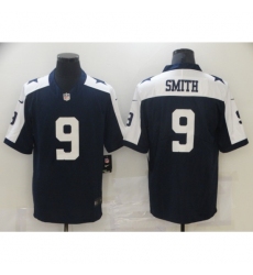 Men's Dallas Cowboys #9 Jaylon Smith Blue Nike Throwback Limited Jersey Men's Dallas Cowboys #9 Jaylon Smith Blue Nike Throwback Limited Jersey