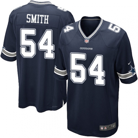 Men's Nike Dallas Cowboys #54 Jaylon Smith Game Navy Blue Team Color NFL Jersey Men's Nike Dallas Cowboys #54 Jaylon Smith Game Navy Blue Team Color NFL Jersey