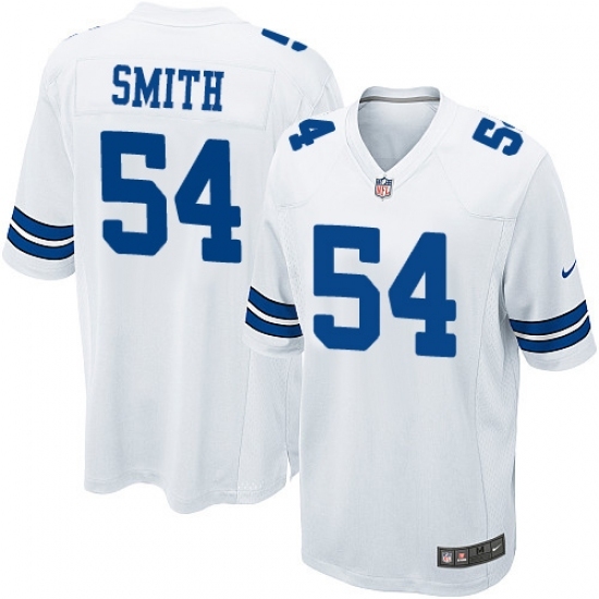 Men's Nike Dallas Cowboys #54 Jaylon Smith Game White NFL Jersey Men's Nike Dallas Cowboys #54 Jaylon Smith Game White NFL Jersey