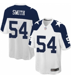 Men's Nike Dallas Cowboys #54 Jaylon Smith Game White Throwback Alternate NFL Jersey Men's Nike Dallas Cowboys #54 Jaylon Smith Game White Throwback Alternate NFL Jersey
