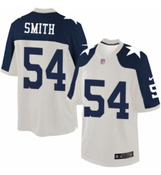 Men's Nike Dallas Cowboys #54 Jaylon Smith Limited White Throwback Alternate NFL Jersey Men's Nike Dallas Cowboys #54 Jaylon Smith Limited White Throwback Alternate NFL Jersey