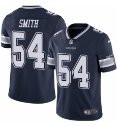 Men's Nike Dallas Cowboys #54 Jaylon Smith Navy Blue Team Color Vapor Untouchable Limited Player NFL Jersey Men's Nike Dallas Cowboys #54 Jaylon Smith Navy Blue Team Color Vapor Untouchable Limited Player NFL Jersey