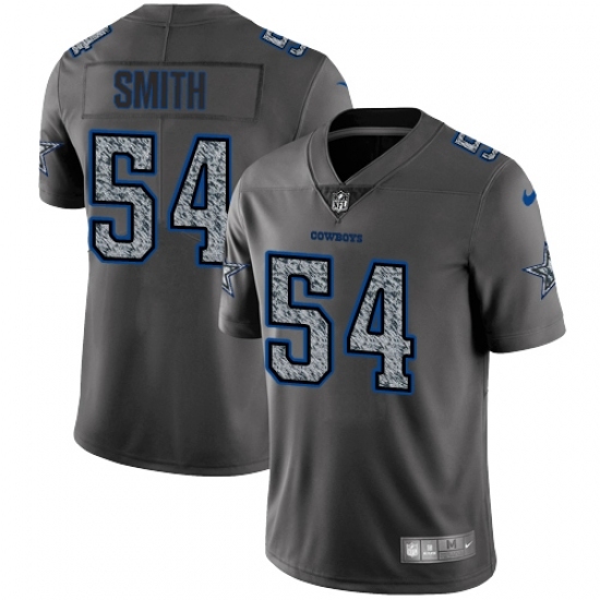 Youth Nike Dallas Cowboys #54 Jaylon Smith Gray Static Vapor Untouchable Limited NFL Jersey Youth Nike Dallas Cowboys #54 Jaylon Smith Gray Static Vapor Untouchable Limited NFL Jersey