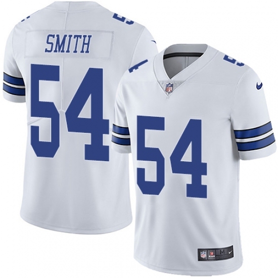 Youth Nike Dallas Cowboys #54 Jaylon Smith White Vapor Untouchable Limited Player NFL Jersey Youth Nike Dallas Cowboys #54 Jaylon Smith White Vapor Untouchable Limited Player NFL Jersey