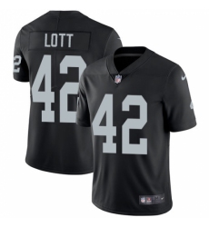 Youth Nike Oakland Raiders #42 Ronnie Lott Black Team Color Vapor Untouchable Limited Player NFL Jersey Youth Nike Oakland Raiders #42 Ronnie Lott Black Team Color Vapor Untouchable Limited Player NFL Jersey