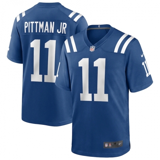 Men's Indianapolis Colts #11 Michael Pittman Jr. Nike Royal 2020 NFL Draft Game Jersey Men's Indianapolis Colts #11 Michael Pittman Jr. Nike Royal 2020 NFL Draft Game Jersey