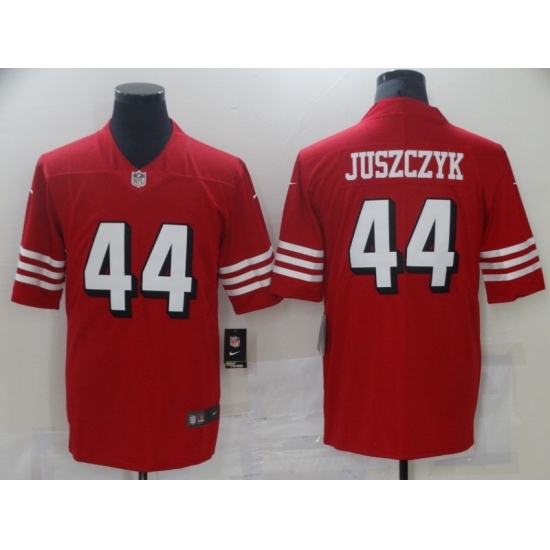 Men's Nike San Francisco 49ers #44 Kyle Juszczyk Red Team Color Vapor Untouchable Limited Jersey Men's Nike San Francisco 49ers #44 Kyle Juszczyk Red Team Color Vapor Untouchable Limited Jersey