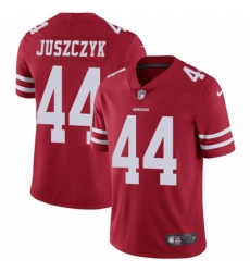 Men's Nike San Francisco 49ers #44 Kyle Juszczyk Red Team Color Vapor Untouchable Limited Player NFL Jersey Men's Nike San Francisco 49ers #44 Kyle Juszczyk Red Team Color Vapor Untouchable Limited Player NFL Jersey