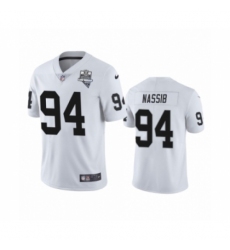 Youth Oakland Raiders #94 Carl Nassib White 2020 Inaugural Season Vapor Limited Jersey Youth Oakland Raiders #94 Carl Nassib White 2020 Inaugural Season Vapor Limited Jersey