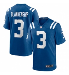 Men's Indianapolis Colts #3 Rodrigo Blankenship Nike Royal Game Jersey Men's Indianapolis Colts #3 Rodrigo Blankenship Nike Royal Game Jersey