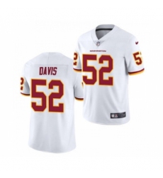 Men's Washington Football Team #52 Jamin Davis White 2021 Football Draft Limited Jersey Men's Washington Football Team #52 Jamin Davis White 2021 Football Draft Limited Jersey