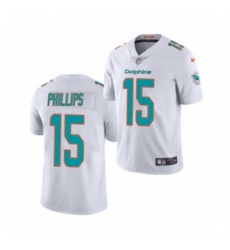 Men's Miami Dolphins #15 Jaelan Phillips White 2021 Stitched Football Limited Jersey Men's Miami Dolphins #15 Jaelan Phillips White 2021 Stitched Football Limited Jersey