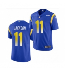 Men's Los Angeles Rams #11 DeSean Jackson Blue Bone Stitched Football Limited Jersey