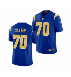 Men's Los Angeles Chargers #70 Rashawn Slater Blue 2021 Vapor Untouchable Limited Jersey Men's Los Angeles Chargers #70 Rashawn Slater Blue 2021 Vapor Untouchable Limited Jersey
