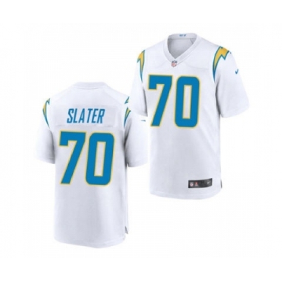 Men's Los Angeles Chargers #70 Rashawn Slater White 2021 Vapor Untouchable Limited Jersey Men's Los Angeles Chargers #70 Rashawn Slater White 2021 Vapor Untouchable Limited Jersey