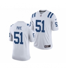 Men's Indianapolis Colts #51 Kwity Paye White 2021 Vapor Untouchable Limited Jersey Men's Indianapolis Colts #51 Kwity Paye White 2021 Vapor Untouchable Limited Jersey